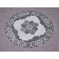 Салфетка ажурная GRACE Лейс 30*30 LO-1008В серебро круг 93476 *12