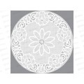 Салфетка ажурная GRACE Лейс 30*30 LO-1009В серебро круг 93475 *12 Салфетка ажурная GRACE Лейс 30*30 LO-1009В серебро круг 93475 *12