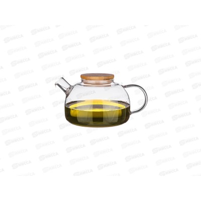 Чайник заварочный 800мл с бамбуковой крышкой 250-118 Чайник заварочный 800мл с бамбуковой крышкой 250-118