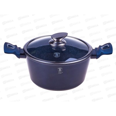 Кастрюля 4,1л с крышкой 24см, ВН-1879 Aguamarine Metallic Line Кастрюля 4,1л с крышкой 24см, ВН-1879 Aguamarine Metallic Line