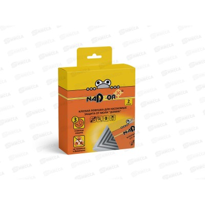 NADZOR клеевая ловушка для защиты от пищевой моли &quotДомик&quot 2шт *48