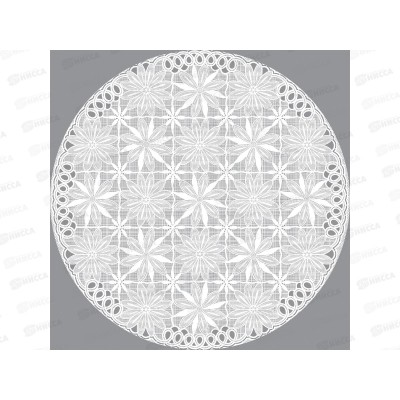 Салфетка ажурная GRACE Лейс 30*30 LO-1005В серебро круг 93473 *12 Салфетка ажурная GRACE Лейс 30*30 LO-1005В серебро круг 93473 *12