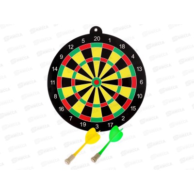 Дартс магнитный 24см &quotТочно в цель №2&quot 1646048 (2 дротика)