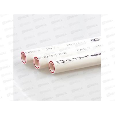 Труба PP-R PN25 DN25*4,2 полипропилен армированный стекловолокном, для отопления, цена за метр! СТМ Пласт *4/80 Труба PP-R PN25 DN25*4,2 полипропилен армированный стекловолокном, для отопления, цена за метр! СТМ Пласт *4/80