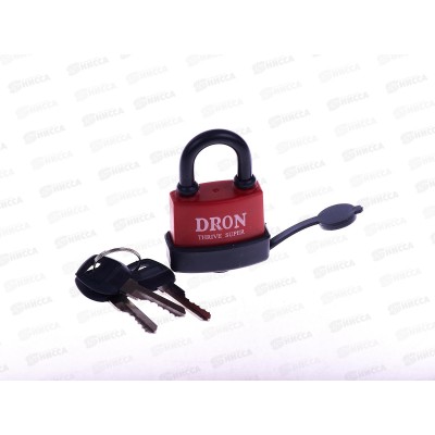 Замок навесной DRON 38мм №638 обрезина (048013) Ж Замок навесной DRON 38мм №638 обрезина (048013) Ж
