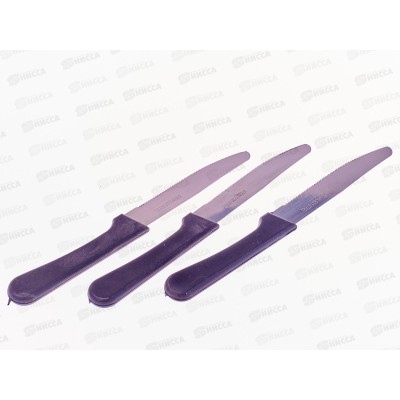 Набор ножей 12шт пластиковая ручка 19,5см (045178) *25 Ж Набор ножей 12шт пластиковая ручка 19,5см (045178) *25 Ж