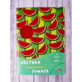 Цветная бум. двуст. 7цв А4 Апплика бархат. Дольки арбуза,С0199-08*