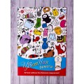 Цветная бумага 8листов 8цветов, Апплика Цветные кошки,С1279-16*60