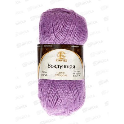 Пряжа Воздушная сирень мер/шер/акр 100гр 370м 058 Пряжа Воздушная сирень мер/шер/акр 100гр 370м 058