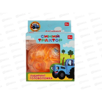 Логическая игра шар-лабиринт Синий трактор В2004071-R1 в/к Логическая игра шар-лабиринт Синий трактор В2004071-R1 в/к