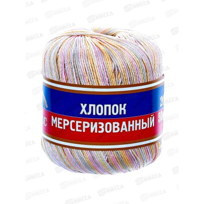 Пряжа Хлопок мерсеризованный 50гр 200м 4 Х/м 240