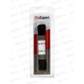 SHOExpert шнурки тонкие вощеные хлопчатобумажные 75см Черные на блистере *10