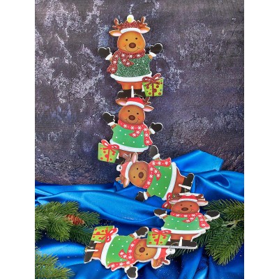 Панно бумажное новогоднее 6218-17 *10/600