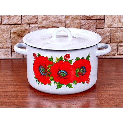 Кастрюля 3,0л эмалированная 01-1612/4 *4