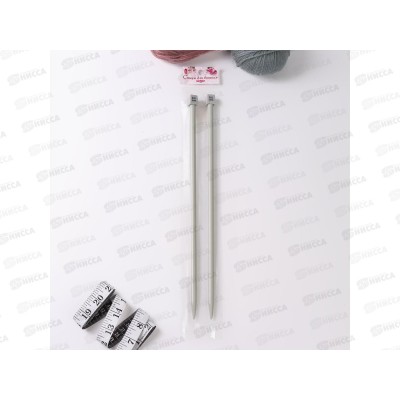 Спицы вязальные прямые, тефлон р9мм, 35см (2шт) 1278004