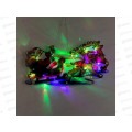 Фигура Дед Мороз и сани 20LED 45*24см мульти 4364271 Фигура Дед Мороз и сани 20LED 45*24см мульти 4364271