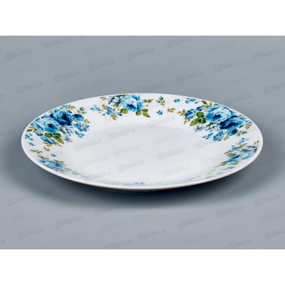 Тарелка мелкая 20см Синие розы 1029032