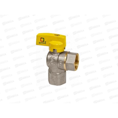 Кран шаровый для газа 3/4&quot гайка/гайка бабочка СТМ ГАЗ