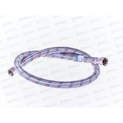 Подводка для воды Гигант 1/2" гайка/гайка 100см СТМ Подводка для воды Гигант 1/2" гайка/гайка 100см СТМ