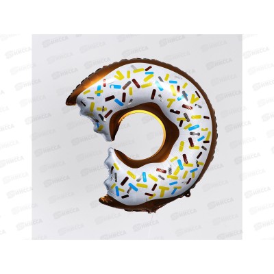 Шар фольгированный "Пончик" фигура 24 6906452