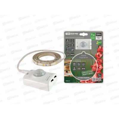 Умная подсветка SMD2835-30LED/m-IP20-5В-2, 4Вт-6000К, датчик TDM, 0501 Умная подсветка SMD2835-30LED/m-IP20-5В-2, 4Вт-6000К, датчик TDM, 0501