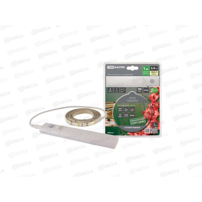 Умная подсветка SMD2835-30LED/m-IP20-5В-2, 4Вт-3000К, датчик TDM, 0503 Умная подсветка SMD2835-30LED/m-IP20-5В-2, 4Вт-3000К, датчик TDM, 0503