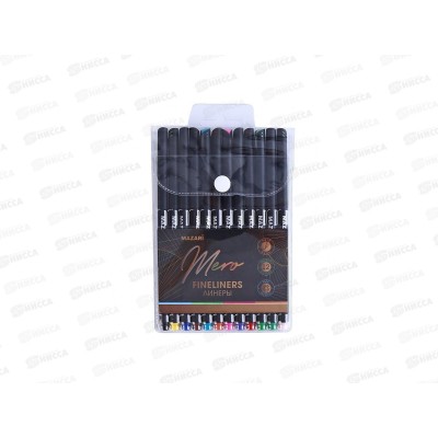 Линеры MERO,12 цветов,0,4мм,М-5393-12*12