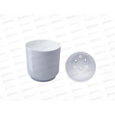 Горшок для цветов Дельта 3,2л Белый *8 Горшок для цветов Дельта 3,2л Белый *8