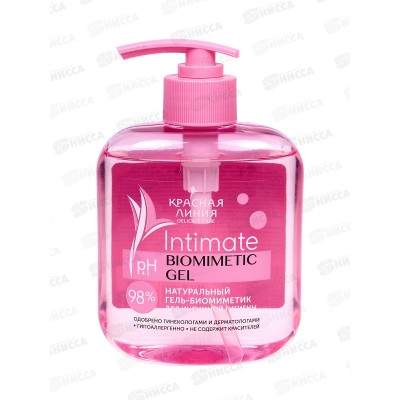 КРАСНАЯ ЛИНИЯ Гель для интимной гигиены Нежность и комфорт 300мл *12 КРАСНАЯ ЛИНИЯ Гель для интимной гигиены Нежность и комфорт 300мл *12