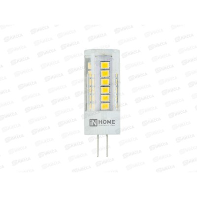 Лампа светодиодная IN-HOME LED-JC-VC 3Вт 12В G4 4000К 270Лм *50