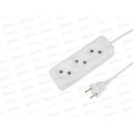 Удлинитель REXANT 3 гнезда 3м 2*0.75, белый, 11-8733 *40 Удлинитель REXANT 3 гнезда 3м 2*0.75, белый, 11-8733 *40