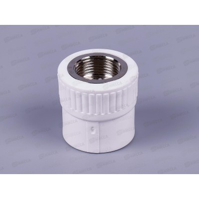 Муфта PP-R комбинированная внутренняя резьба DN32*3/4 Aqualink, 03576 *20/100