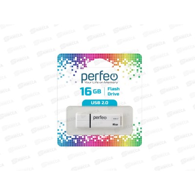 Флэш-карта Perfeo USB 16GB C01G2 White