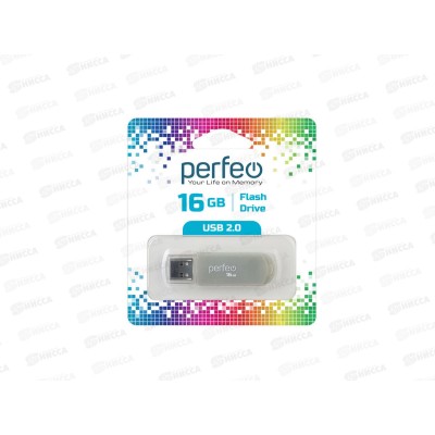 Флэш-карта Perfeo USB 16GB C03 Gray