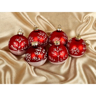 Набор шаров 6шт, 7см стекло, AL-3310 *36 Набор шаров 6шт, 7см стекло, AL-3310 *36