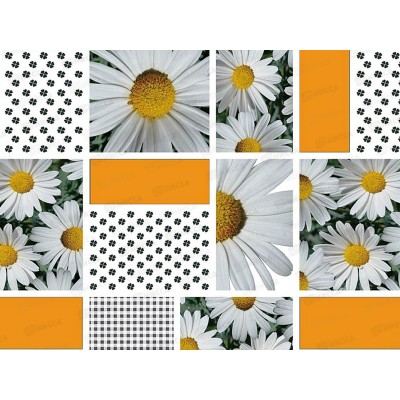 Клеенка Grace нетканая 1,37х20м D81266 82404 ромашка Клеенка Grace нетканая 1,37х20м D81266 82404 ромашка