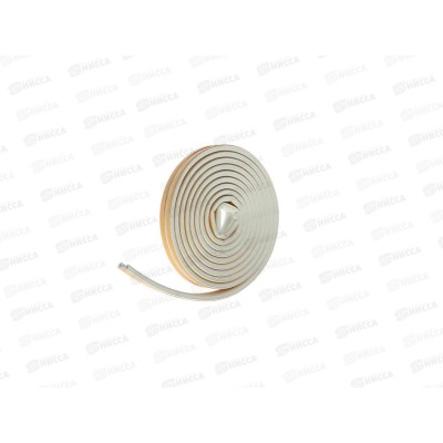 Уплотнитель самоклеящийся PRAKTISCHE 9х5,5мм Р- 6м (бел) У0003 Уплотнитель самоклеящийся PRAKTISCHE 9х5,5мм Р- 6м (бел) У0003