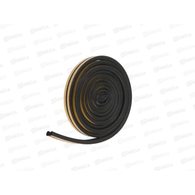 Уплотнитель самоклеящийся PRAKTISCHE 9х8мм D- 6м (черн) П8888 Уплотнитель самоклеящийся PRAKTISCHE 9х8мм D- 6м (черн) П8888