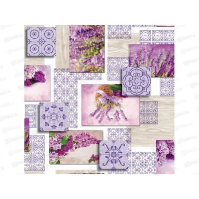 Клеенка Grace ткань с пвх 1,4х20м STS320 82419 сирень