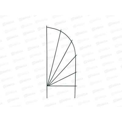 Шпалера "Парус мини" металлическая Шпалера "Парус мини" металлическая