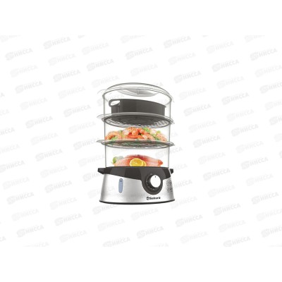 Пароварка SA-7215 9,0л 800Вт черный Пароварка SA-7215 9,0л 800Вт черный