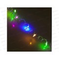 Гирлянда 1м нитка росы LED10 мульти, тип питания от батареек 351-500 г