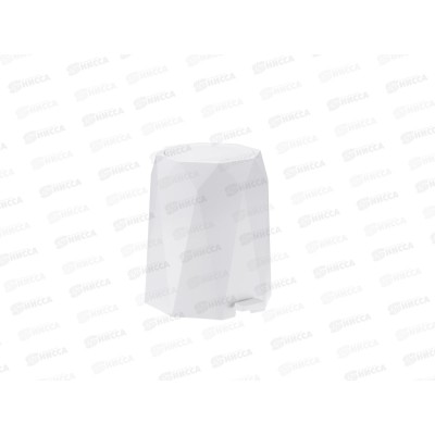 Контейнер для мусора 4,5л ПРИЗМА с педалью Белый М2482 *3