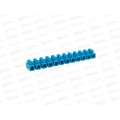 Клеммная колодка винтовая REXANT КВ-10 (4-10мм), ток10,синий,07-5010-4 Клеммная колодка винтовая REXANT КВ-10 (4-10мм), ток10,синий,07-5010-4