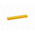 Клеммная колодка винтовая REXANT КВ-12 (4-12мм), ток16, желтый, 07-5012-3