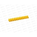 Клеммная колодка винтовая REXANT КВ-6 (2,5-6мм), ток 6, желтый , 07-5006-3 Клеммная колодка винтовая REXANT КВ-6 (2,5-6мм), ток 6, желтый , 07-5006-3
