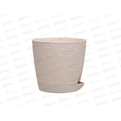 Кашпо "Блюз" 1,5л Пудровый КШ-8683 *18 Кашпо "Блюз" 1,5л Пудровый КШ-8683 *18