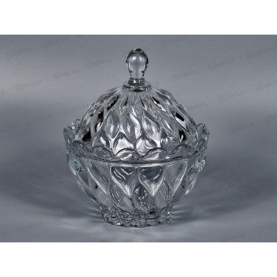 Ваза для конфет FLORENCE с крышкой, 850мл, 144  *12