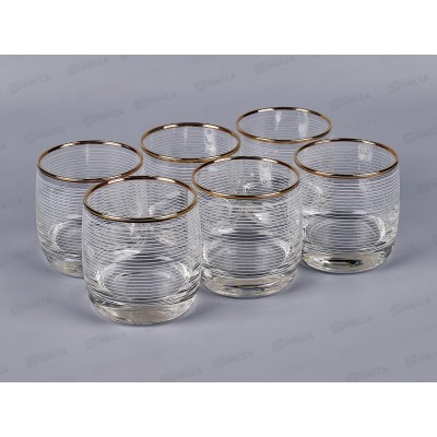 Набор стаканов 300мл 160-34 Золотая Спираль