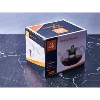 Чайник стекло 800мл в подарочной упаковке HB13 Чайник стекло 800мл в подарочной упаковке HB13